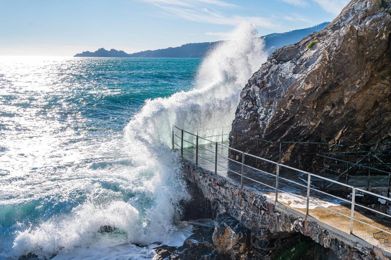 Una Conchiglia Sul Mare Attico Vista Portofino Appartement Zoagli Buitenkant foto