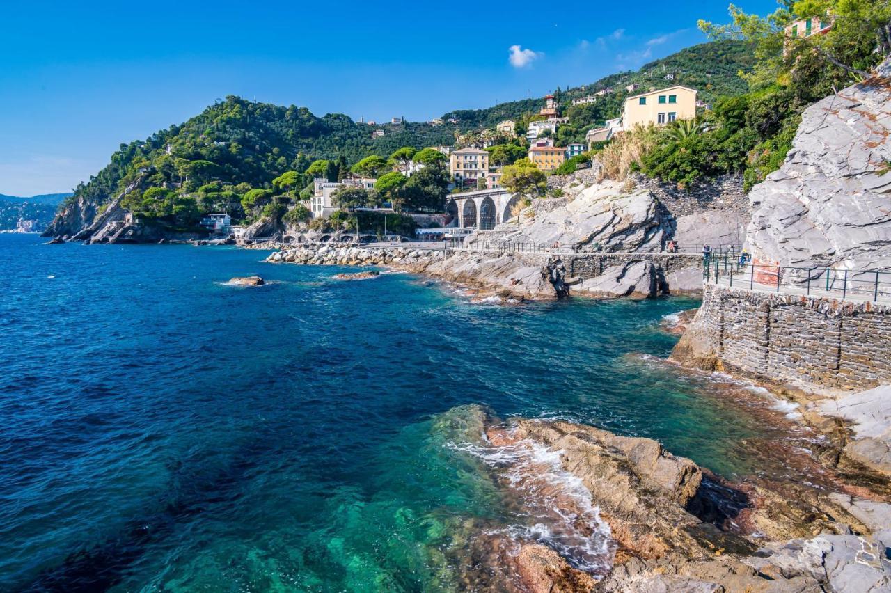 Una Conchiglia Sul Mare Attico Vista Portofino Appartement Zoagli Buitenkant foto